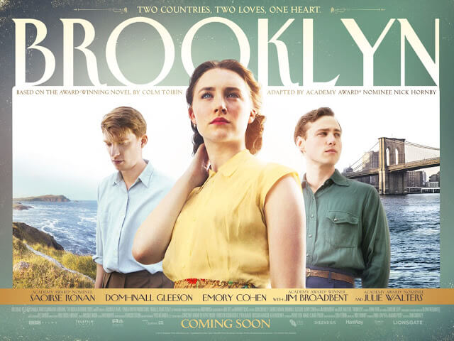 Brooklyn film poster staring Saoirse Ronan