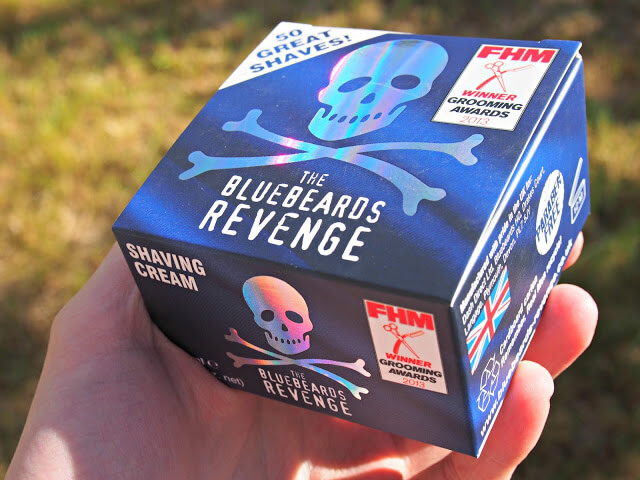bluebeards revenge shaving cream packaging